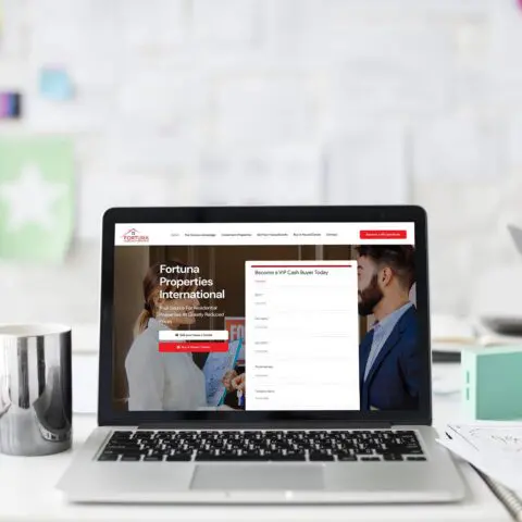 A laptop with a red screen